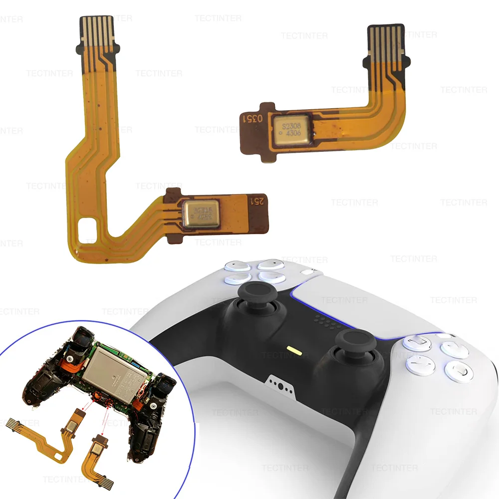 Microphone Flex Cable For PS5  V1 V2 V3 Controller Replacement Parts Inner Mic Ribbon Cable Repair For Playstation Accessories