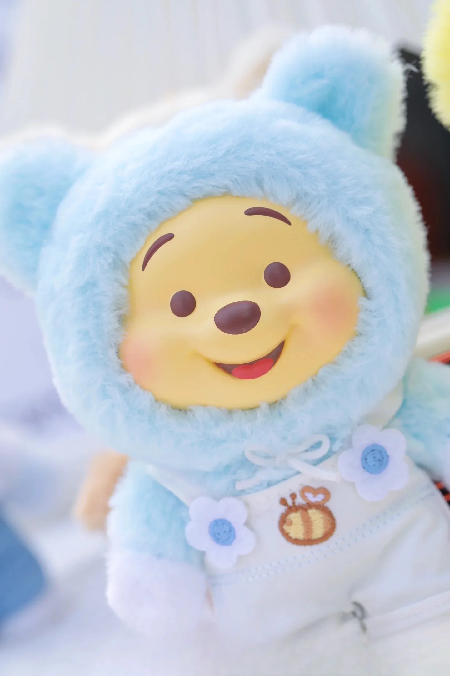 Nowa Miniso Disney Kubuś Puchatek Cukierkowa Seria Blind Box Śliczna Winylowa Zawieszka na Twarz Pupu Miś Lalka Modny Trend Zabawka Prezent dla Dzieci