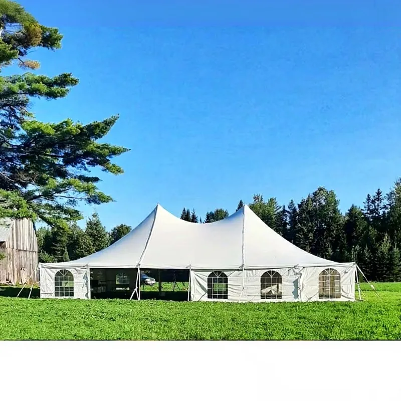 40ft X 60ft Marquee Gazebo Canopy Outdoor Tents Events Large Pole Tent for Events Luxury Wedding Party