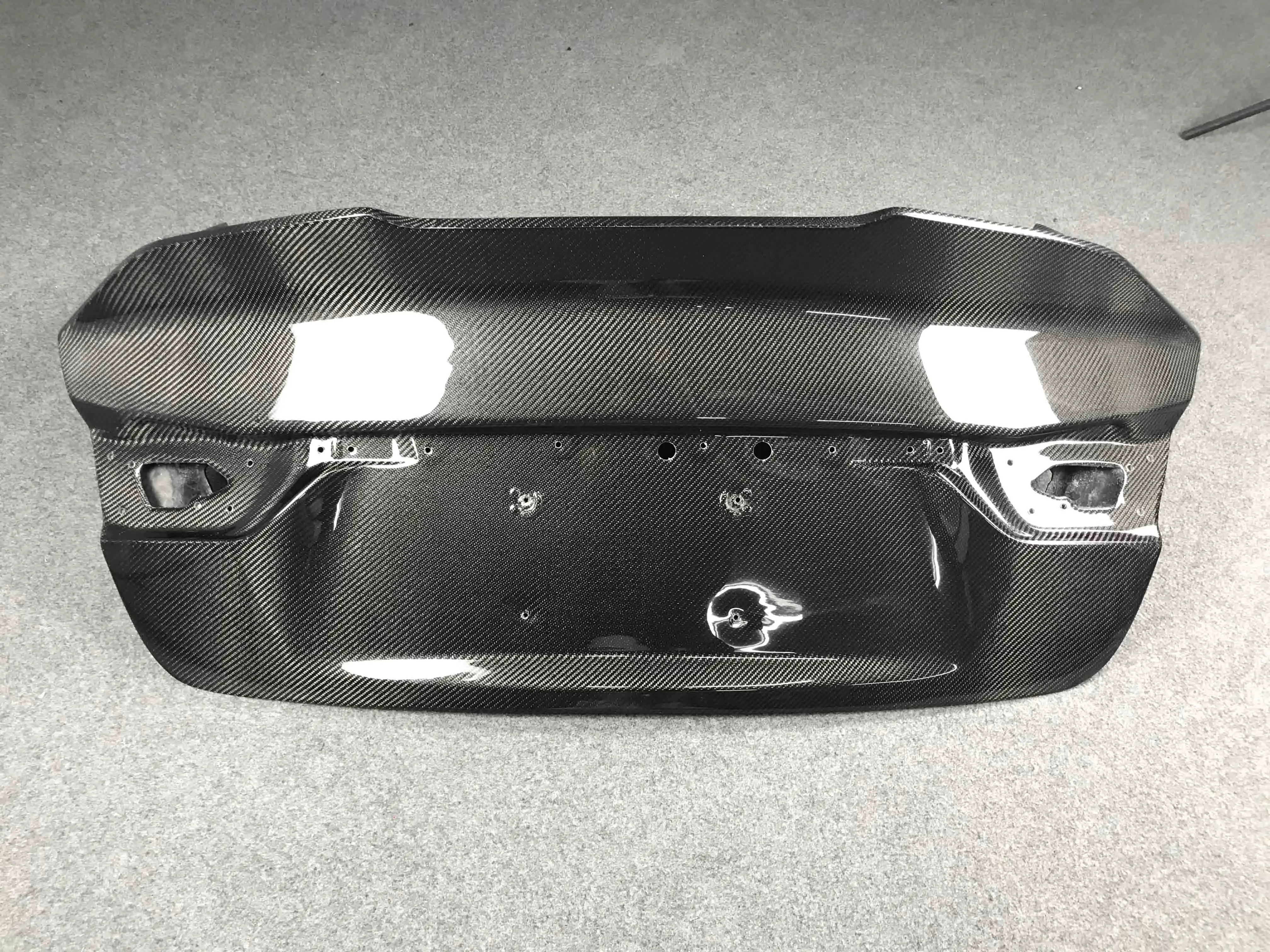 V2 style real carbon fiber rear trunk for Infiniti Q50 rear tailgate high quality