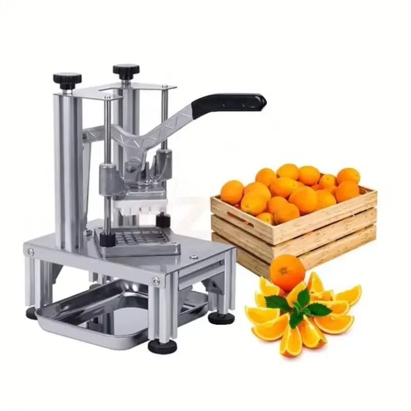 New Stainless Steel Manual Vegetable Chopper Super Vegetable Chopper Suitable for Potato, Onion, Tomato Fruit Slicer
