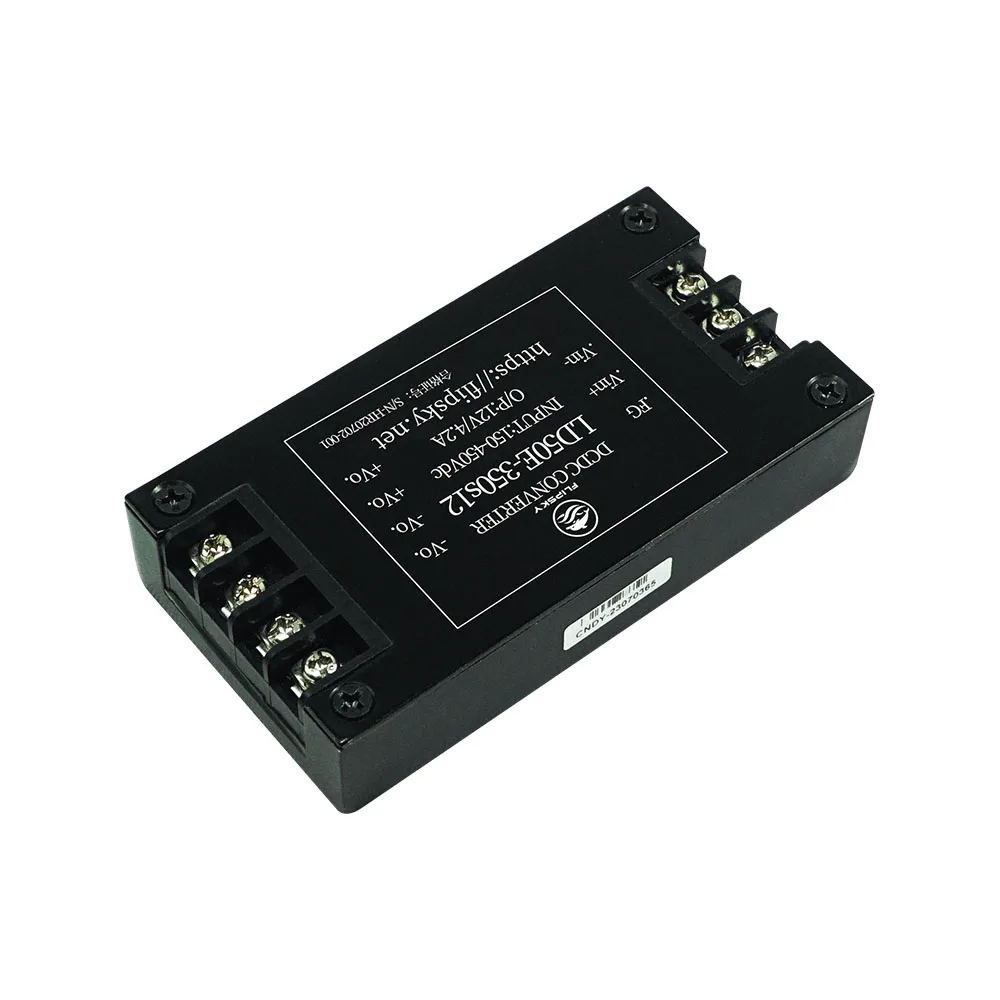 Flipsky150-450V a 12V Modulo di riduzione della tensione ad alta tensione Alimentatore a tensione costante Convertitore Tram Attrezzatura di ricarica per auto