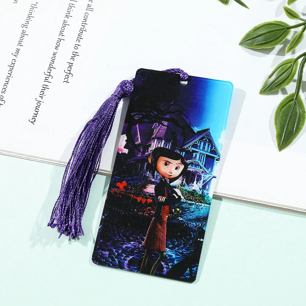 Caroline Ghost Mom Bookmark - Christmas and Halloween themed bookmark, reading gift for horror movie fans, study supplies