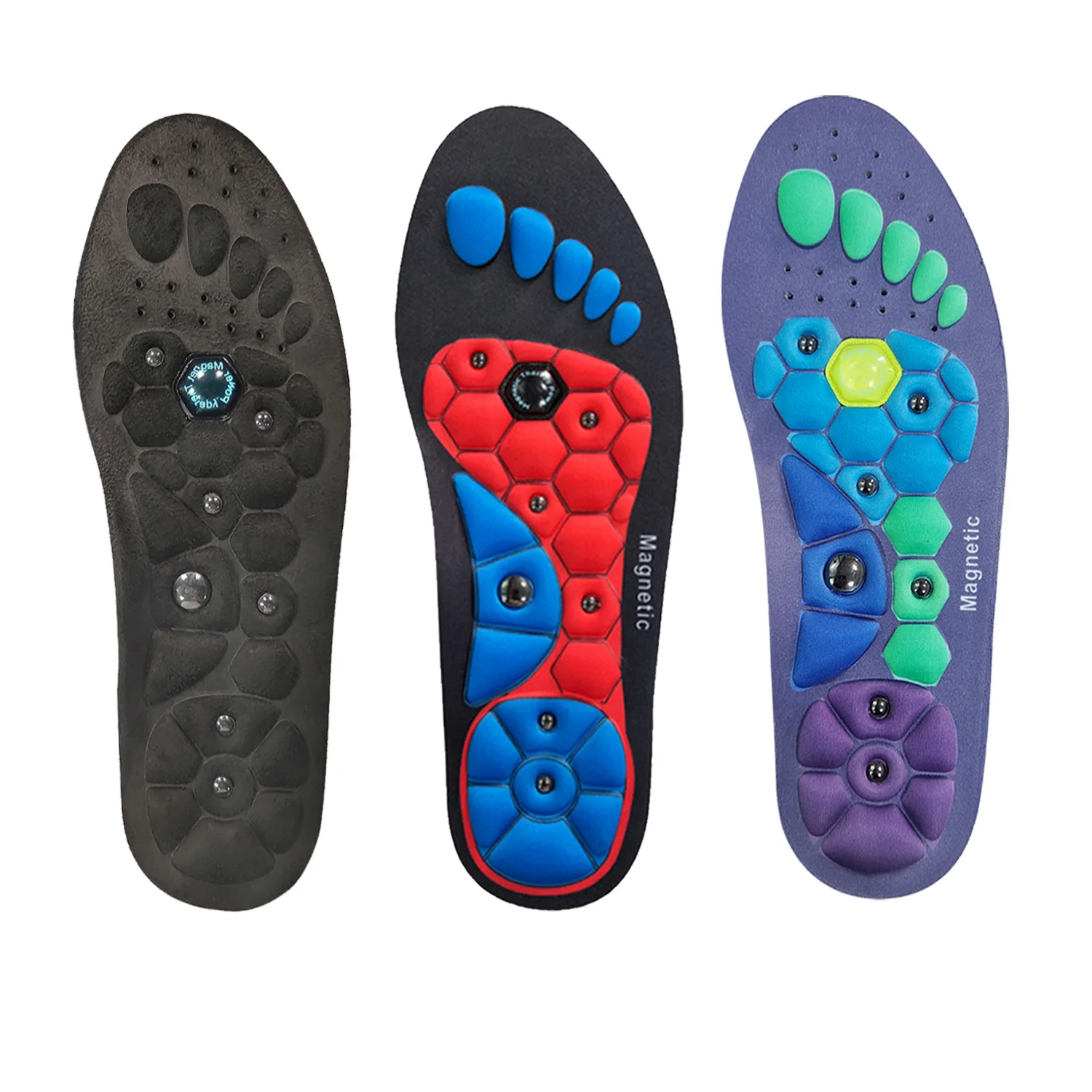 

Medical Magnetic Therapy Sports Insoles Massage Foot Weight Loss Slimming Acupressure Insole Anti-fatigue Health Care Shoe Pads