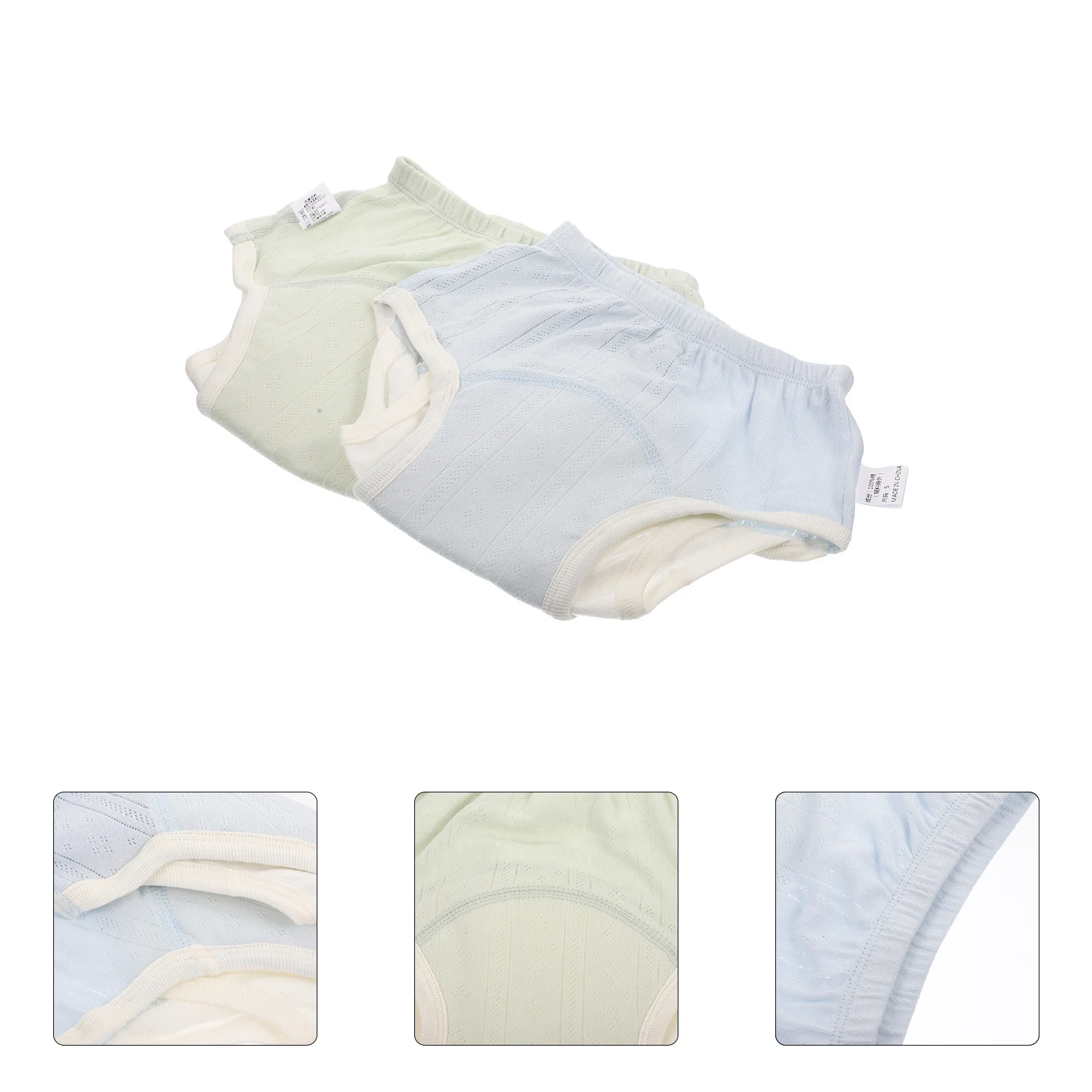 

2Pcs Baby Training Pants Cotton Padded Toddler Potty Training Underwear Leakproof Soft Comfortable Infant Diaper Pants