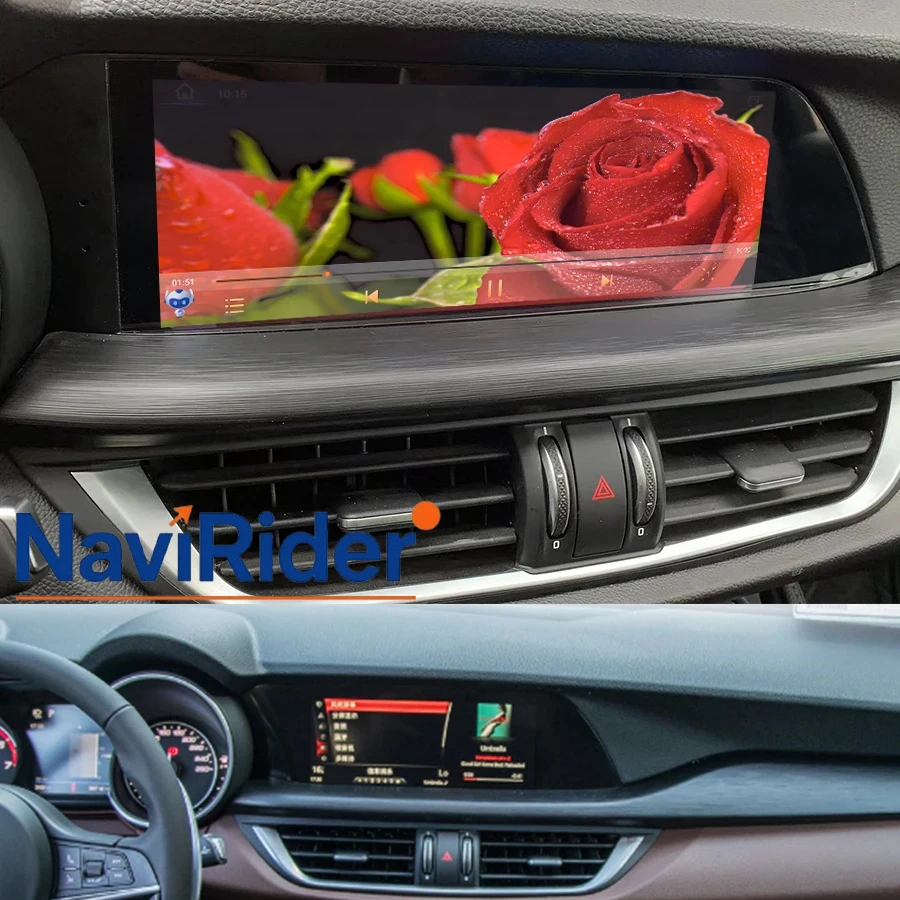 10.25inch For Alfa Romeo Giulia Stelvio 2016-2021 Android System Car Multimedia Touch Screen GPS Navigation Auto Carplay Radio
