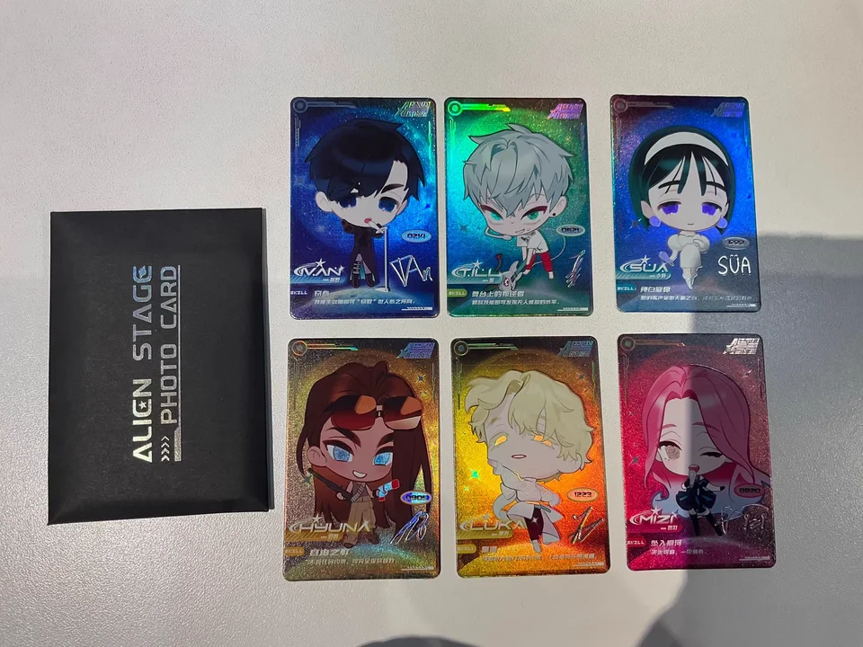 6 cards/set Alien stage OOTD Photocards set/School uniform