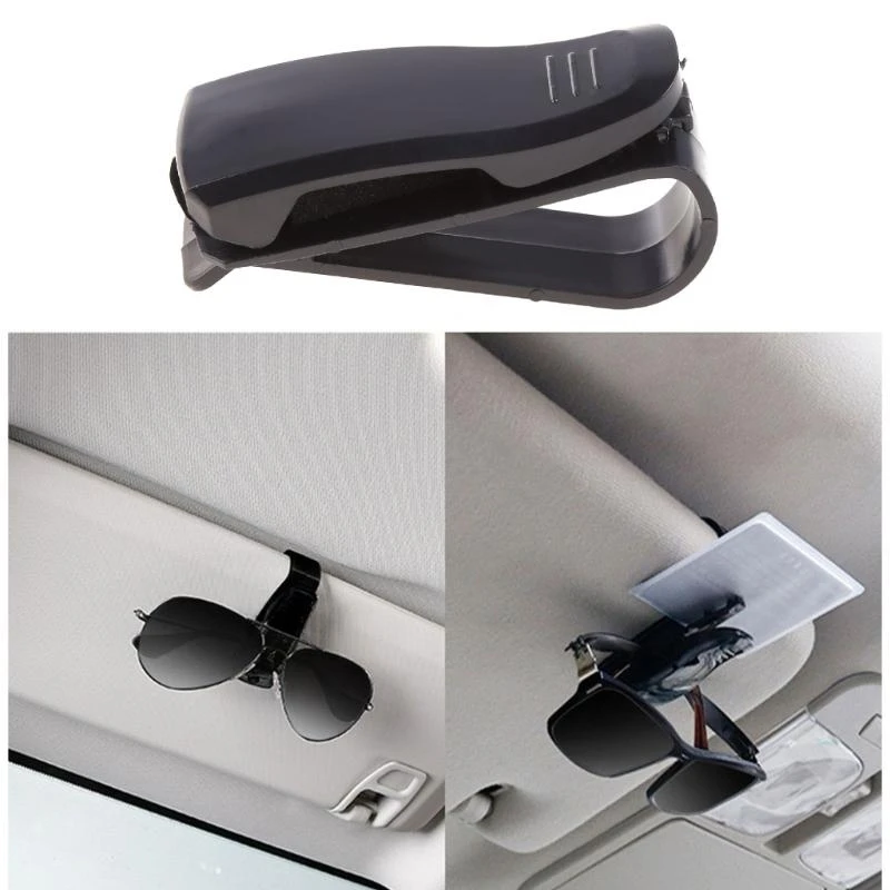 Vehicle Mounted Glasses Holder Clip Car Glasses Hanger Elegant Ticket Card Clip