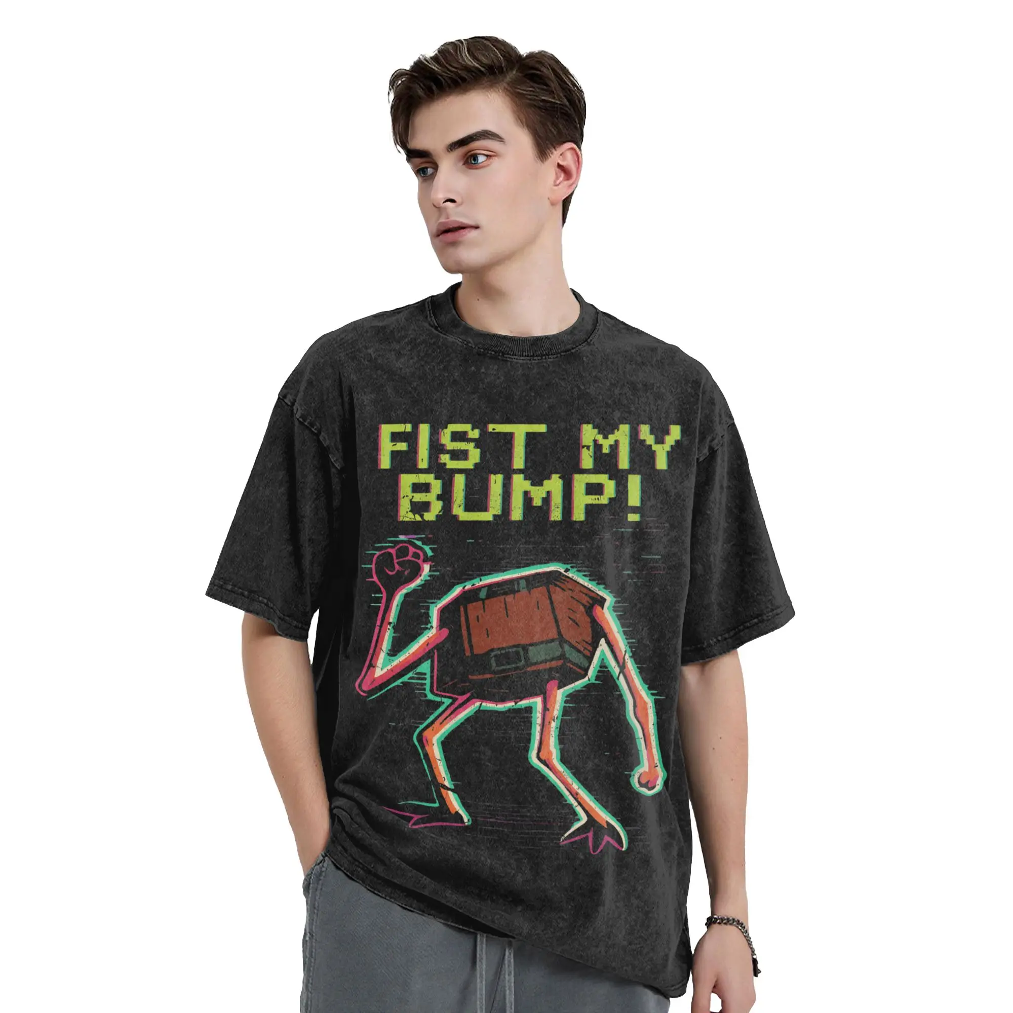 Rocky Amaze Project Hail Mary  Vintage Washed T Shirt Cotton Casual T-Shirt Crewneck  Tees Short Sleeve Tops Birthday Present