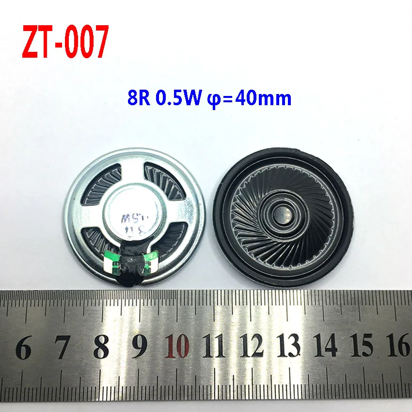 초박형 소형 스피커 버저, 아이언 쉘, 초인종 인터콤 장난감, 8 옴, 0.5W, 20mm, 27mm, 36mm, 40mm, 50mm, 2 개, 신제품