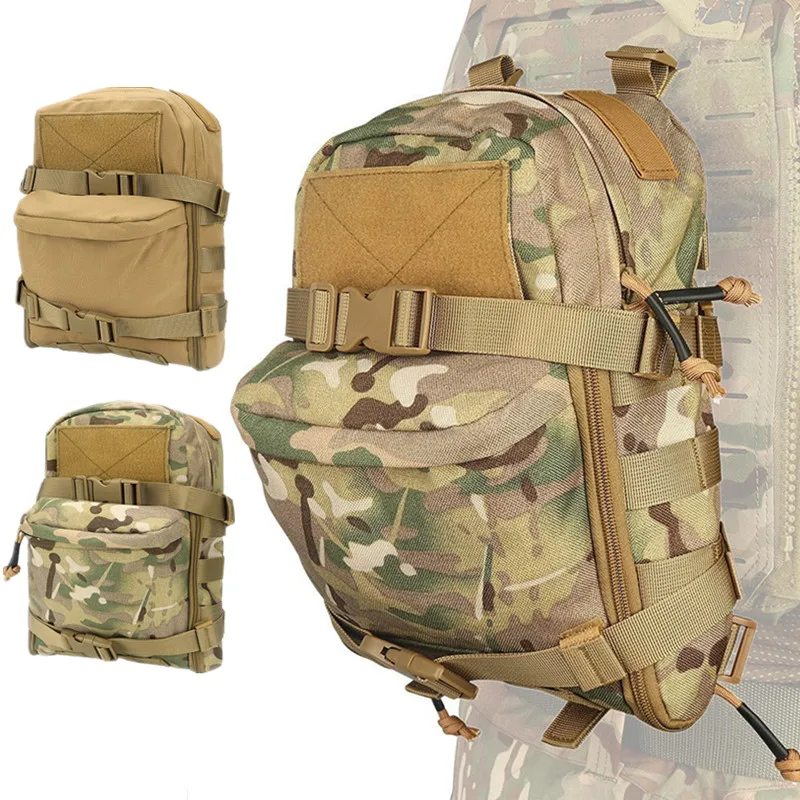 Oxford Outdoor Tactical Hydration Bag Hydration Backpack Assault Molle Pouch Sport Water Bags EDC Tool Bag Hunting Aeecssories