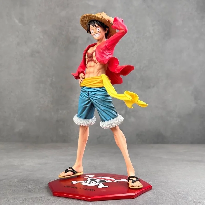 Auf Lager ZW Studio 23CM ONE PIECE Anime Figuren Monkey D. Ruffy Figur PVC Statue Desktop Ornament Sammlung Modell Spielzeug geschenke