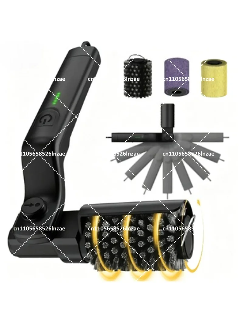 2026 Cordless BBQ Brush, Rotating Vibrating Scrubber for Heavy Grease Cleaning