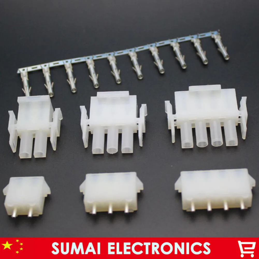 63080 2/3/4/5/6/9/12/15 Pin 6.3mm pitch electrical Plug connector sets,large current solid pin