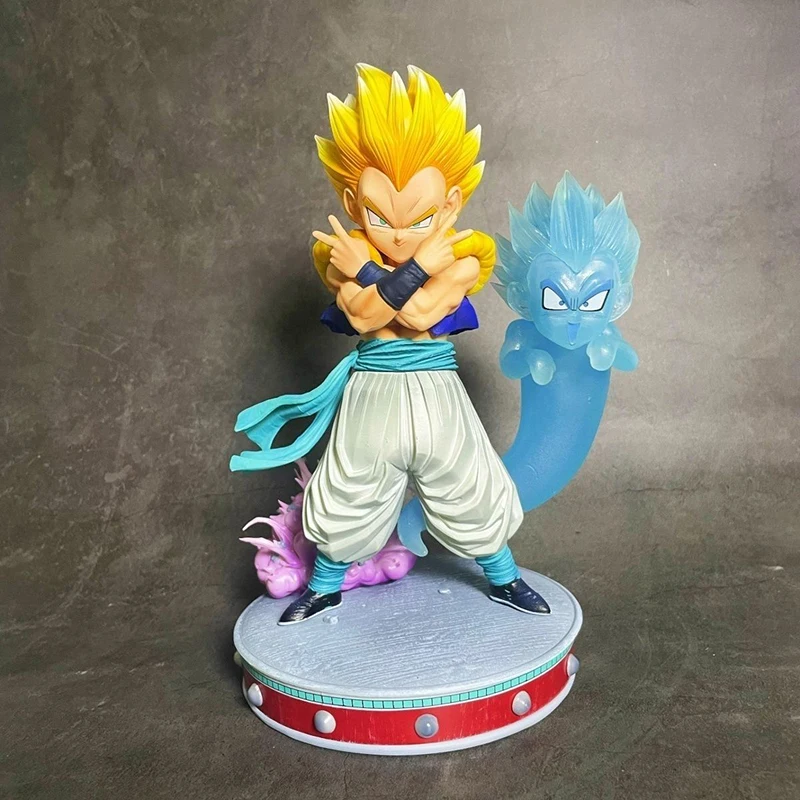 25cm Dragon Ball Figures CS Super Saiyan Gotenks SJJ3 Action Figures PVC Anime Collection Model Periphery Toys Birthday Gifts