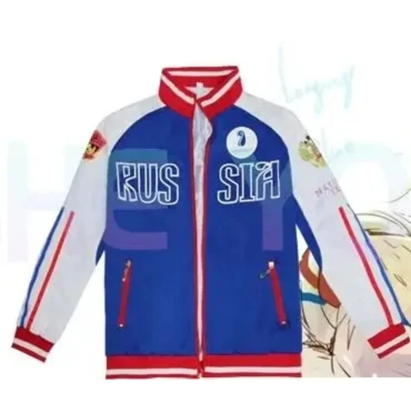 

Юрий Плисецкий Виктор Никифоров Косплей Костюм Пальто Куртка Брюки Аниме Унисекс Спортивная одежда dste