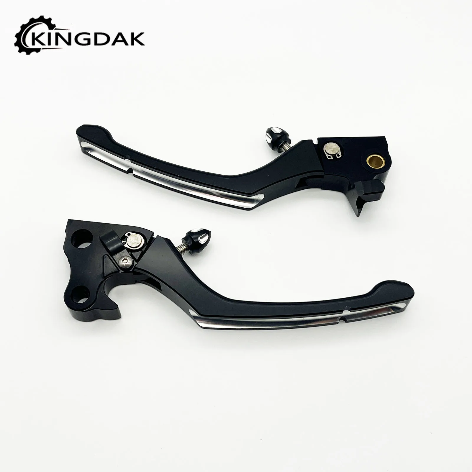 Motorcycle CNC Aluminum Regulator Brake Clutch Handle Levers Black For Harley Sportster XL883 XL1200 X48 2004-2013