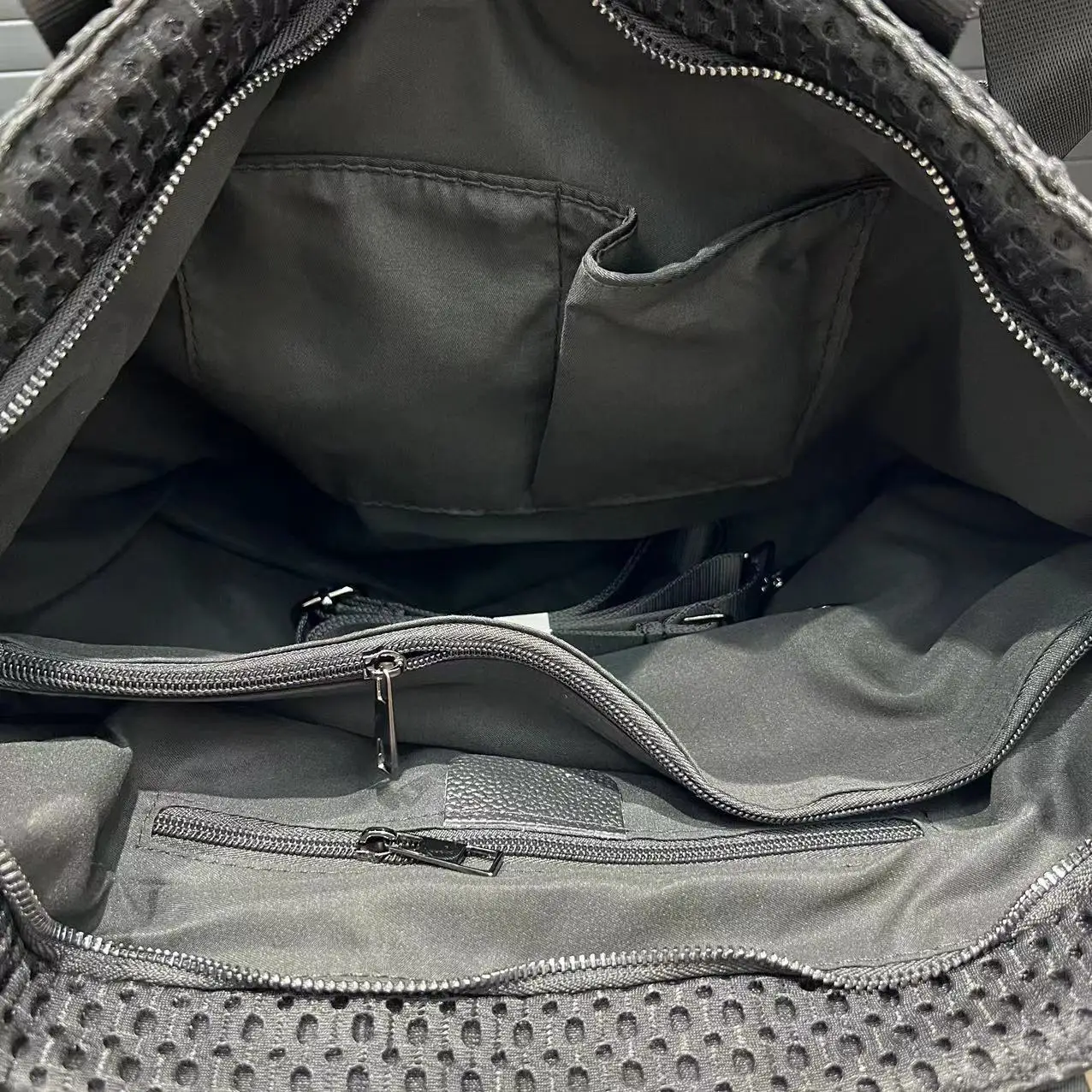 Borsa da viaggio a breve distanza in tessuto Oxford leggero moda donna borsa a tracolla Multi-tasca Casual in rete di grande capacità