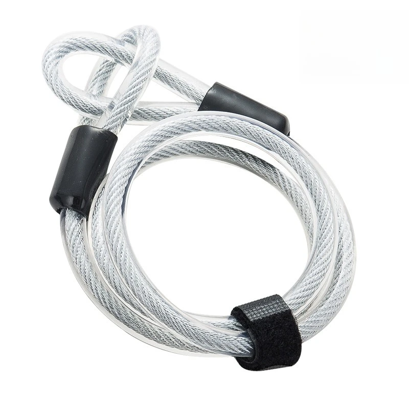 

Security Cable Chain 1.2m for Cycling MotorcycleHelmet Protection Bicycle Accessories Bike Lock-Anti-Theft New High Quality