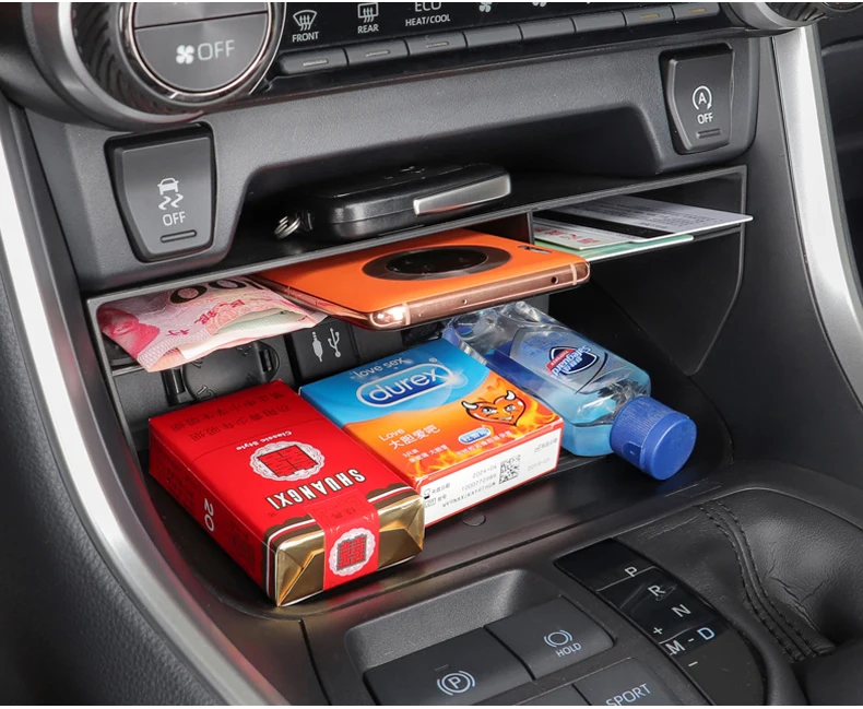 Für Toyota RAV4 XA50 2019 2020 2021 2022 2023 2024 2025 Hybrid Auto Mittelkonsole Aufbewahrungsbox Organizer Halter Zubehör – Detail 10
