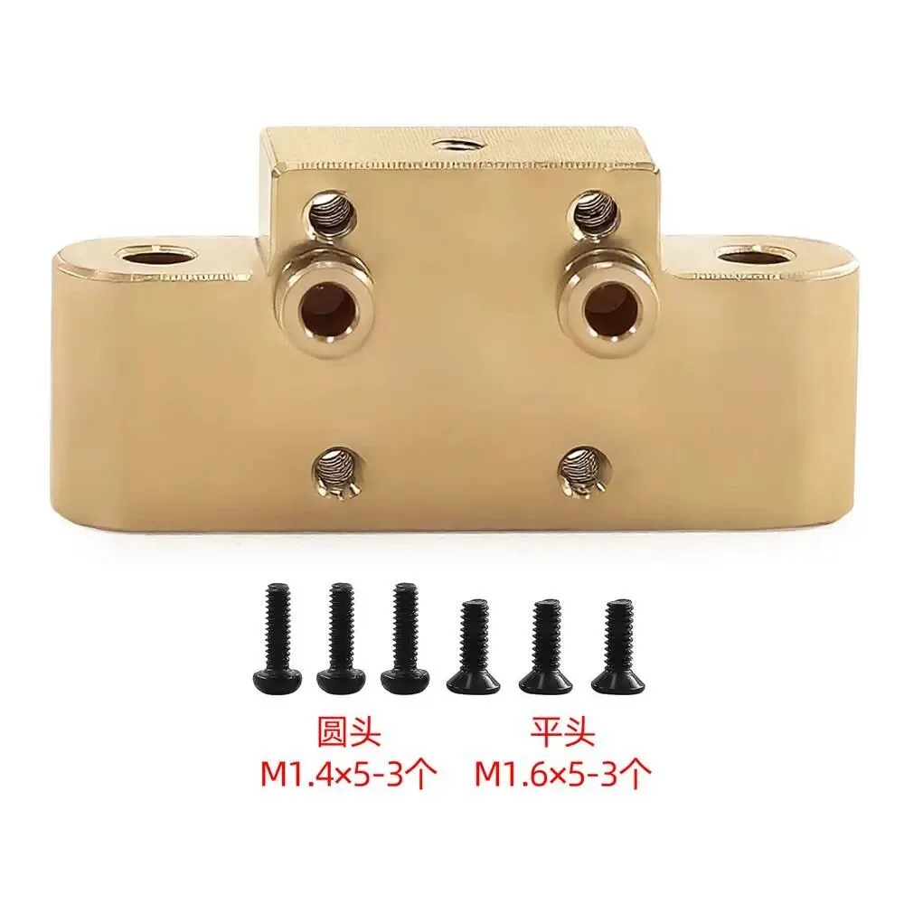 RC Upgrade Part Brass Front Lower Arm Mount custom size For Losi 1/24 Micro B 1/28 Micro T W292 RC Car Replacement Accessories