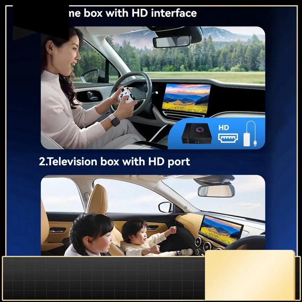 

Wired Carplay Adapter Video Adapter Car TV Converter For Screen Throwers/Set-Top Boxes/TV Stick/Computer Mirror Box