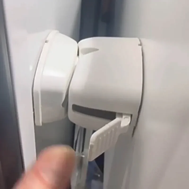 1 قطعة باب الأمتعة متنقل الصيد البلاستيك سلامة الباب الصيد مزلاج حامل ل RV البضائع مقطورة قافلة متنقل سيارة تجارية #6