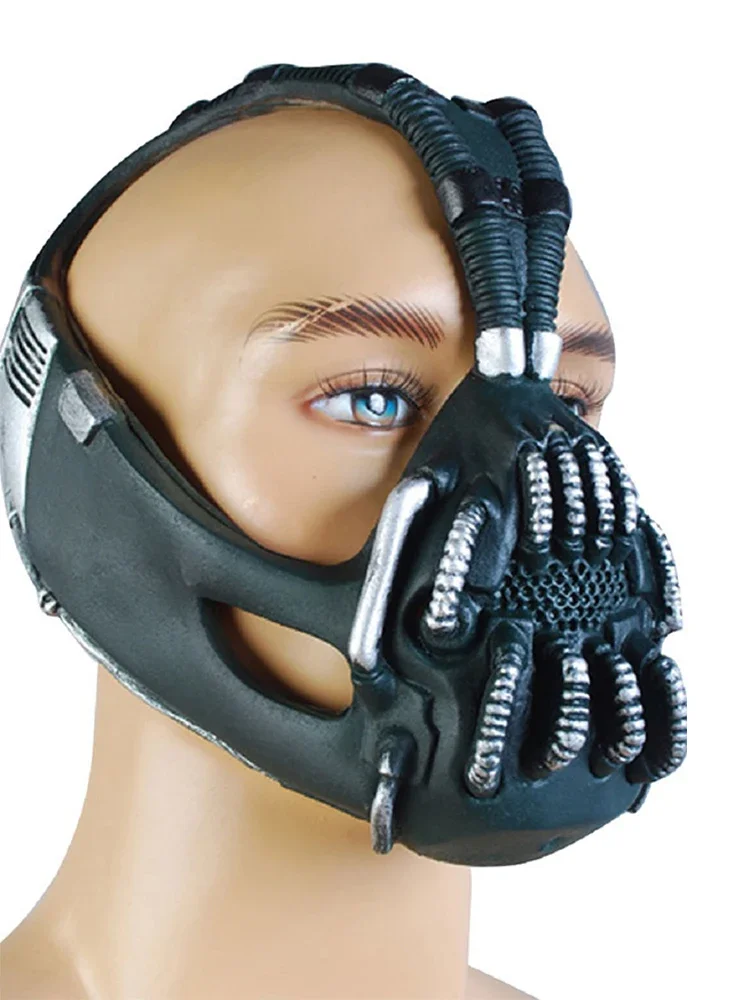 Bane Headwear Mask Male Super Villain Cosplay Costume Accessories Men Adult Helmet For Halloween Carnival Role Play Props