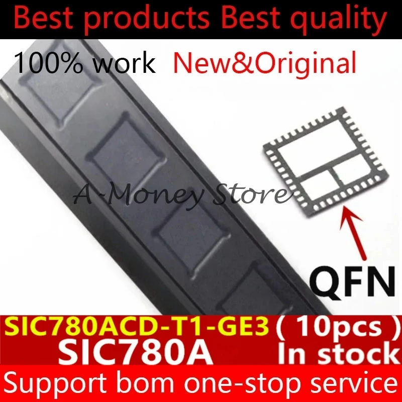 

(10pcs)SIC780ACD-T1-GE3 SIC780A SIC780ACD QFN-40