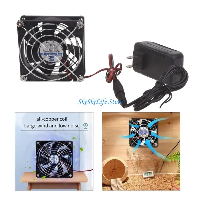 

E65E выхлопные вентиляторы промышленного сервера Coolerfan Splering Iron Swarding Fan 3 Маленькие выхлопные вентиляторы сетки