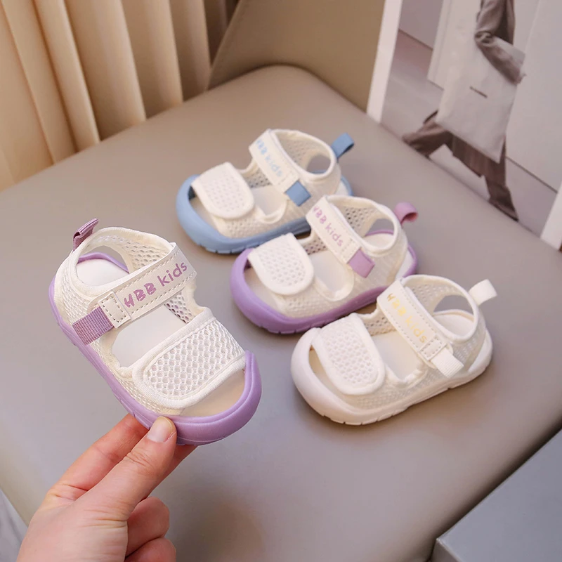 

Сандалии для маленьких детей, летняя детская пляжная обувь, спортивные сандалии унисекс для маленьких мальчиков и девочек, мягкие дышащие повседневные сандалии для ребенка