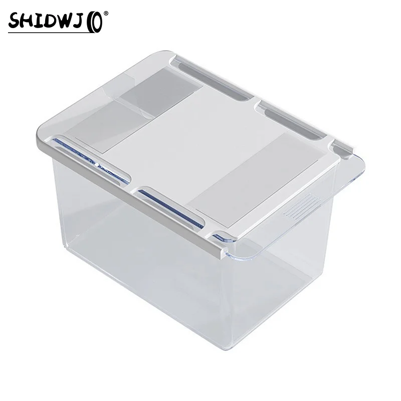 1pcs Drawer-Type Storage Box Under Mirror Cabinet Transparent Toilet Cotton Bathroom Cabinet Drawer-Type Shelf Jewelry Case