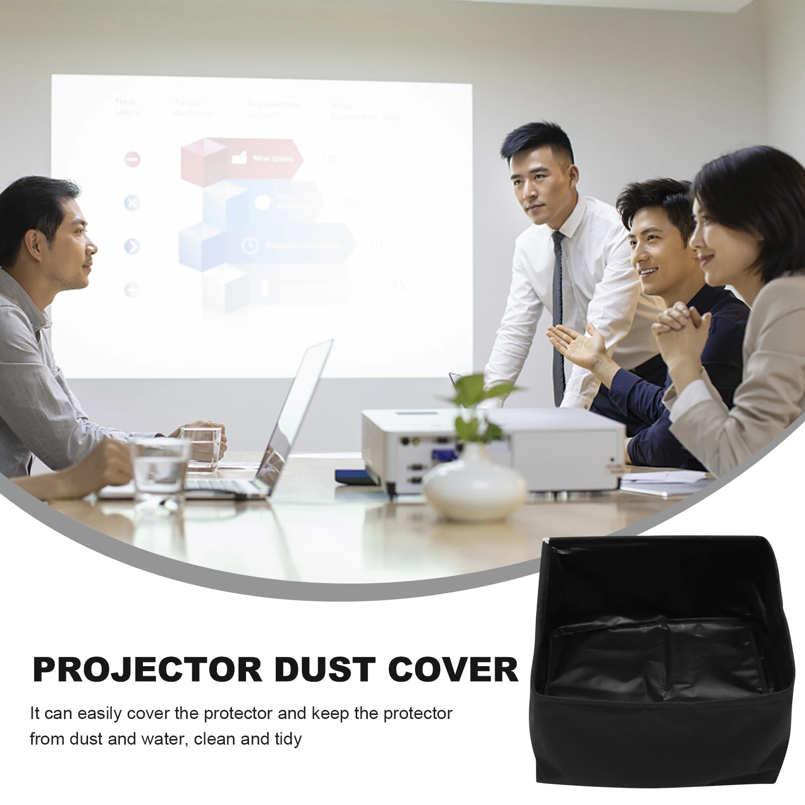 

Projector Dust Proof Moisture Waterproof Oxford Cloth Wear Resistant Durable Easy Clean Reusable Design Protective