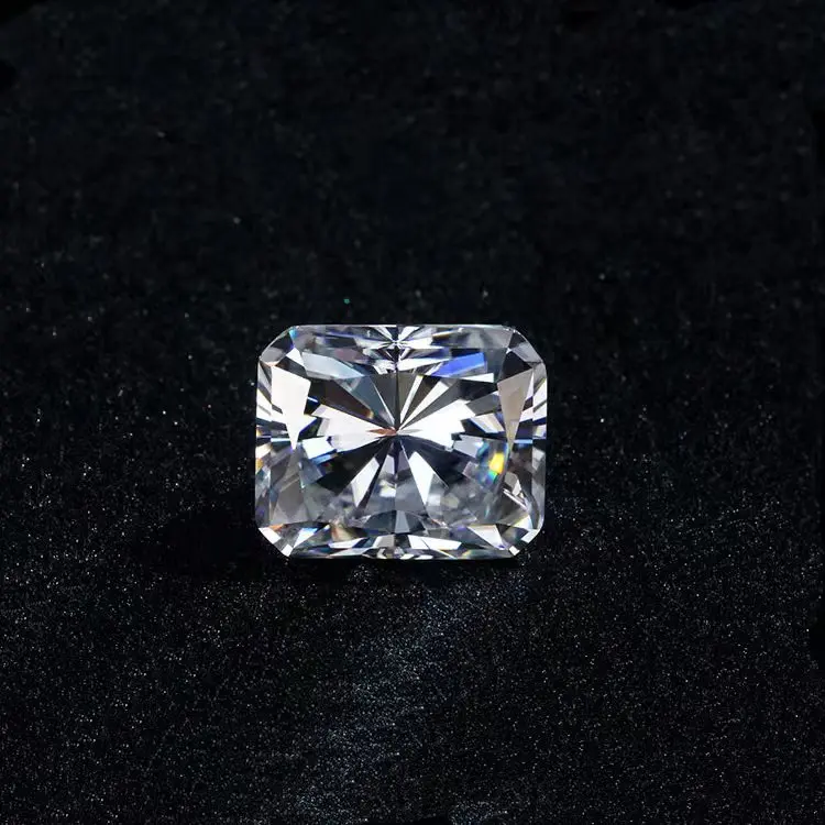 Hoge kwaliteit losse Moissanite 5x7mm 1ct Radiant Cut Super D kleur VVS1 uitstekende losse moissanite kraal voor vrouw sieraden maken