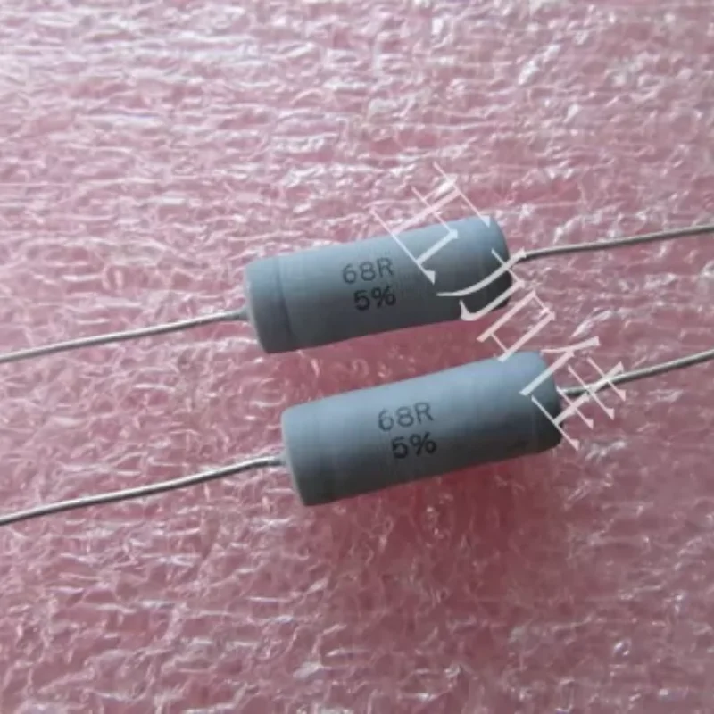 

10-100pcs imported brand new Z305-C3 5W 68R 68 Euro 5% axial hard alloy meltable wire wound resistor