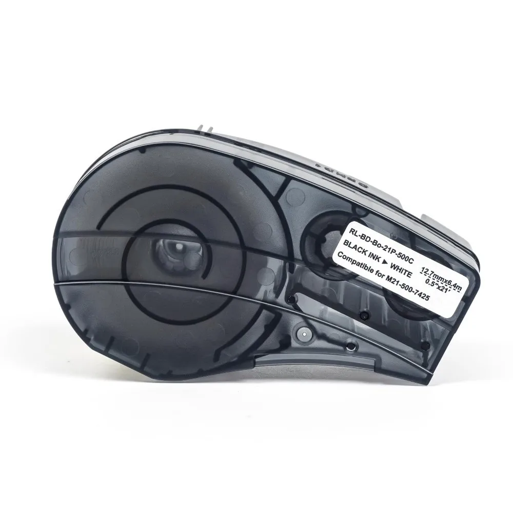 6.35mm Width x 6.4m Length Heat Shrink Label Tape 12.7mm Width x 6.4m Length Thermal Transfer Label Tape
