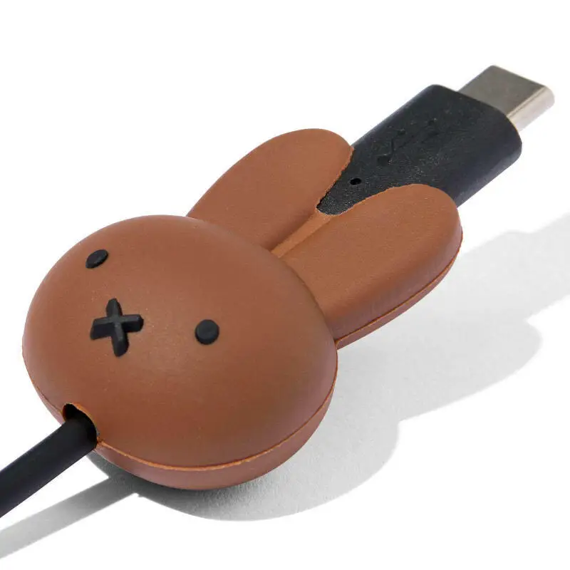 

Новый защитный чехол для зарядного кабеля мобильного телефона Miffy, милый декор, корейский мультфильм, аниме, подарок для пары или друга на день рождения