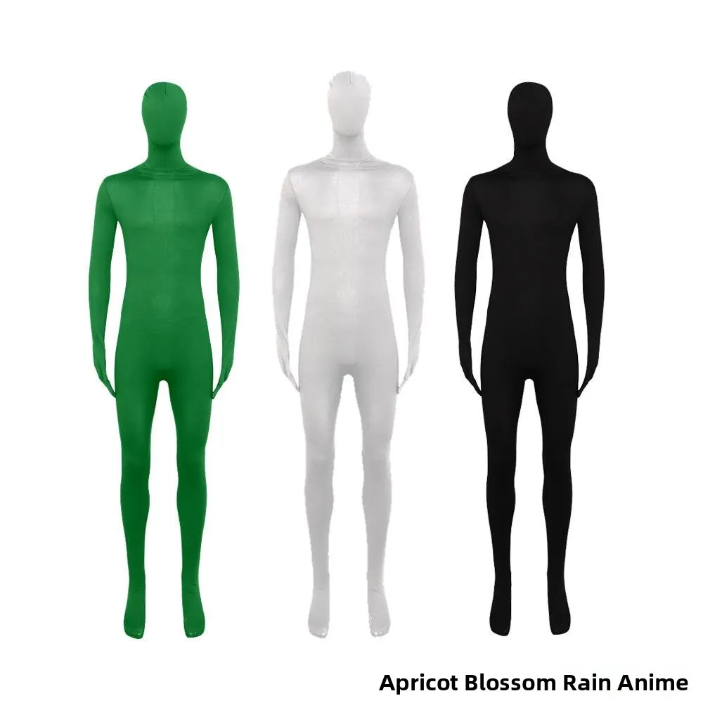 Halloween Cosplay Ninja Enge Kleidung Unsichtbarer Bla Man Bühnenanzug Verstecktes Kostüm Damen Ethnisches Bühnenkostüm