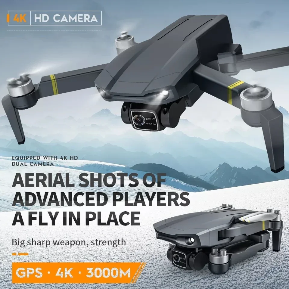 New Product 113 GPS Smart Follow Brushless Motor RC Foldable Drone with 6K HD Professional Camera Quadcopter