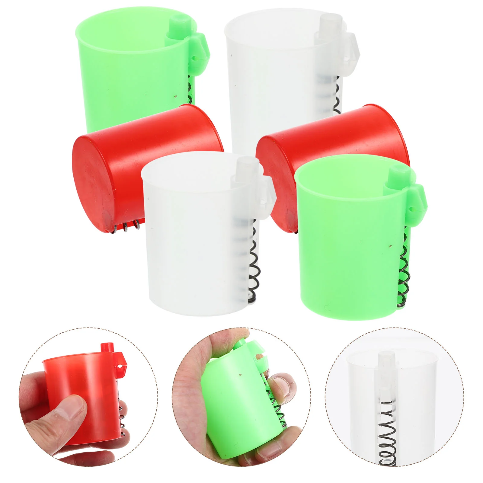 

6 Pcs Bait Clamp Pole Nest Maker Lure Basket Holder Outdoor Supply Cage Feeder Carp Equipment