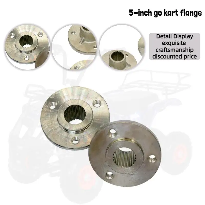 

50 мм * 3 шпильки, 23T, 5-дюймовая ступица заднего колеса, подходит для 110cc 168 200F картинга, внедорожников, квадроциклов, квадроциклов