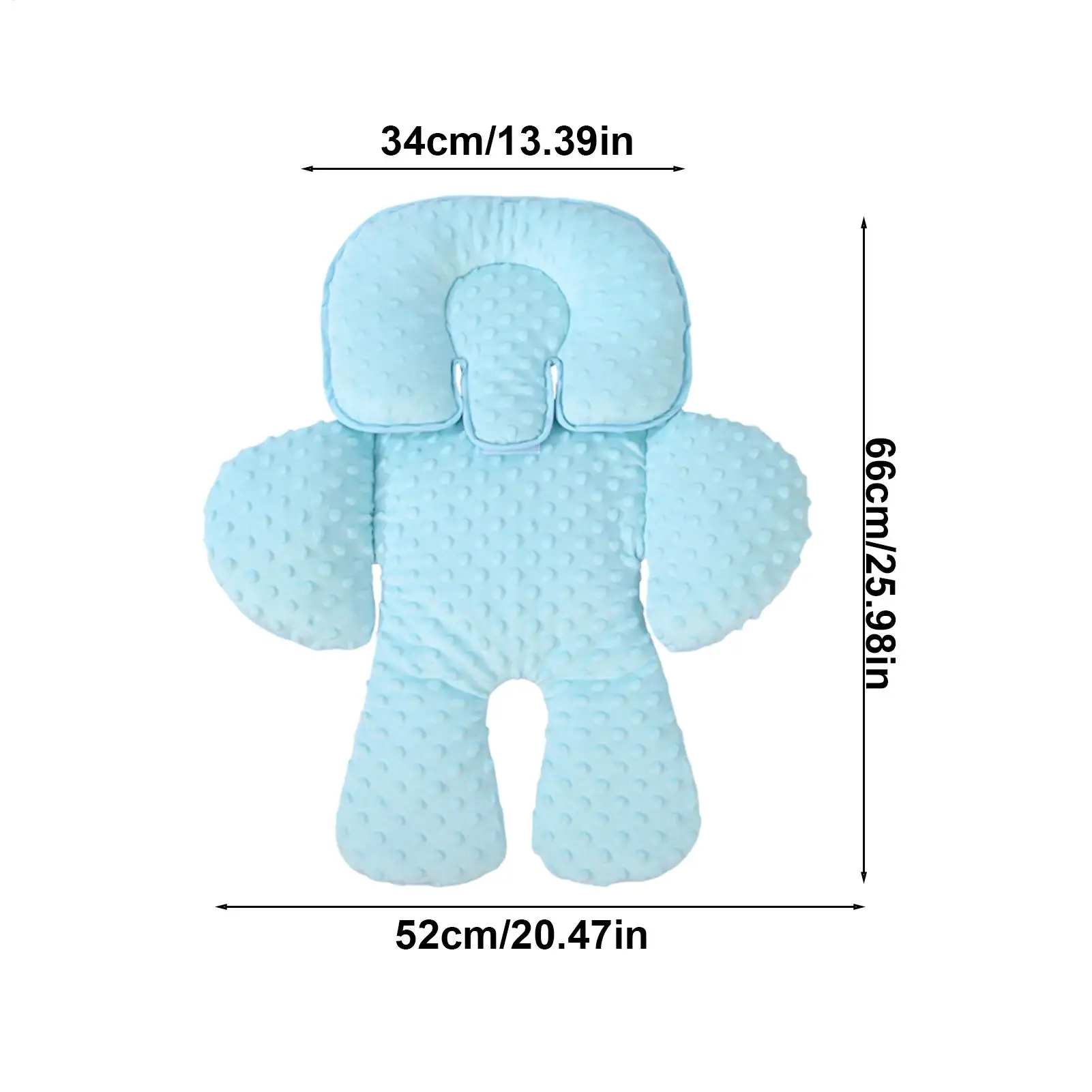 Car Seat Insert For Baby Ergonomic Carseat Stroller Insert Children Sleeping Protection Padding For Travel Road Trips Dining