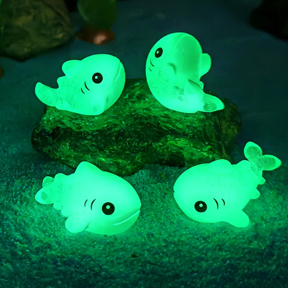 

12pcs Mini Ocean Animals Figures Resin Shark Figurines Sky Landscape Decor Aquarium DIY Statue Sculpture