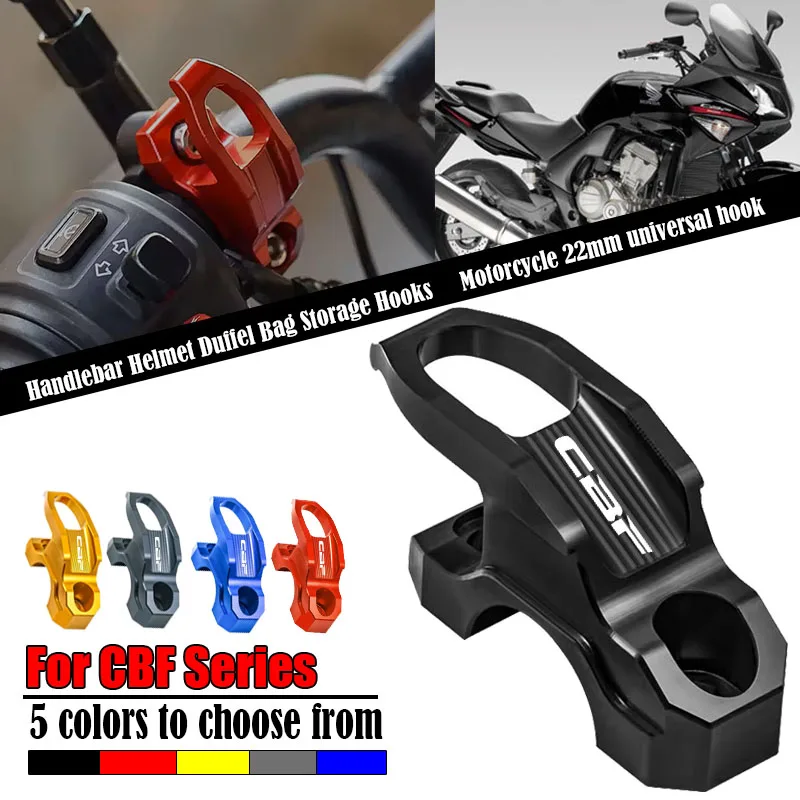 

For CB400F CB500F CBF600 CBF1000 SA CBF125/250/500 Motorcycle Brake Master Cylinder Luggage Bag Helmet Hanger Clamp Hook Holder