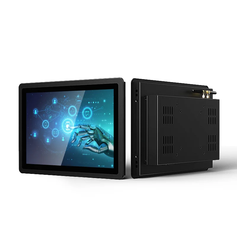 10.1 Fanless Win OS Tablet PC Industrial Capacitive Touch Screen Monitor All-in-one Touch Embedded Computer