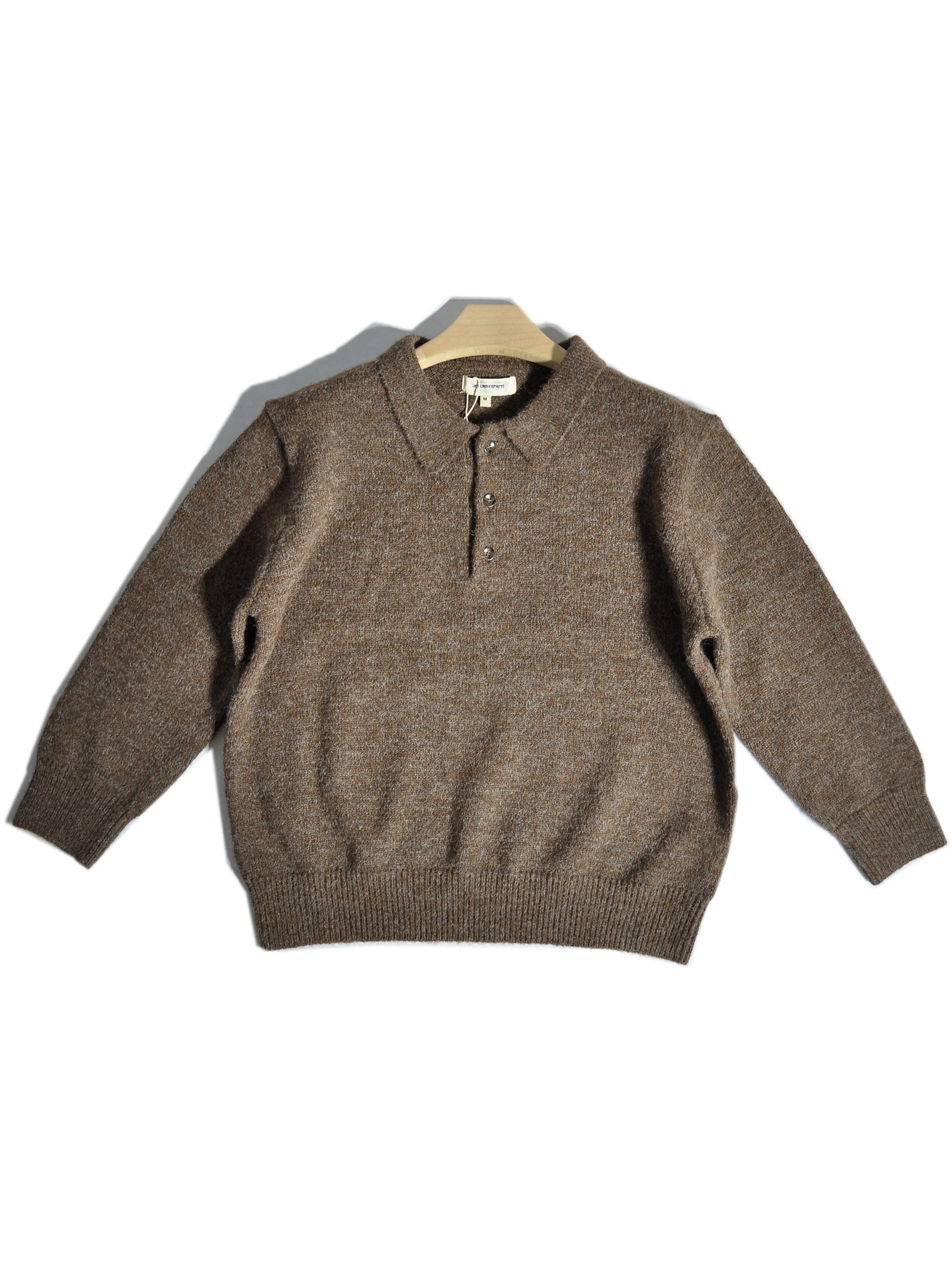 

Artistic Lazy Gentleman Collar Knitted Sweater Leisurely American Sle Winter Warm Top for Young Men Casual Wear