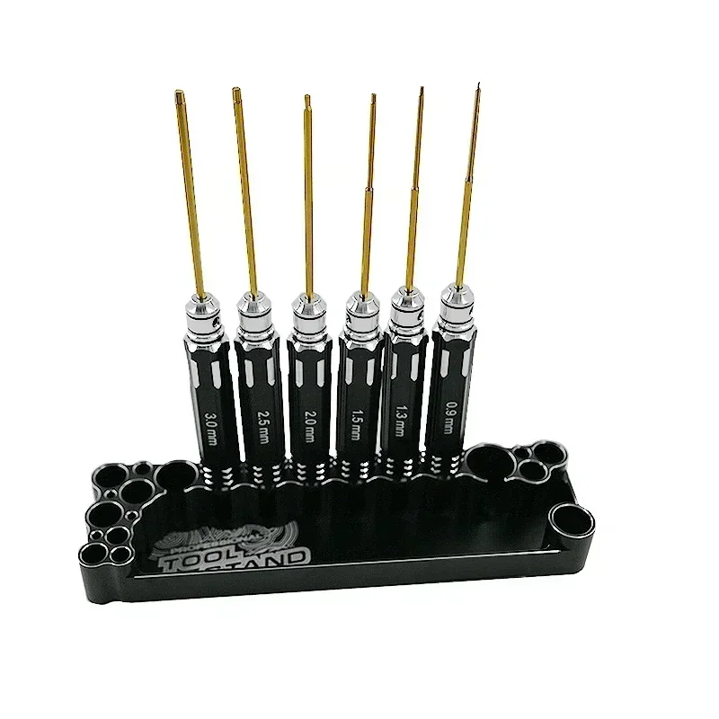 

0.9/1.3/1.5/2.0/2.5/3mm Hex RC Tool Kit HSS Steel Hexagon Screwdriver Set for RC Crawler Car Boat Helicopter Model