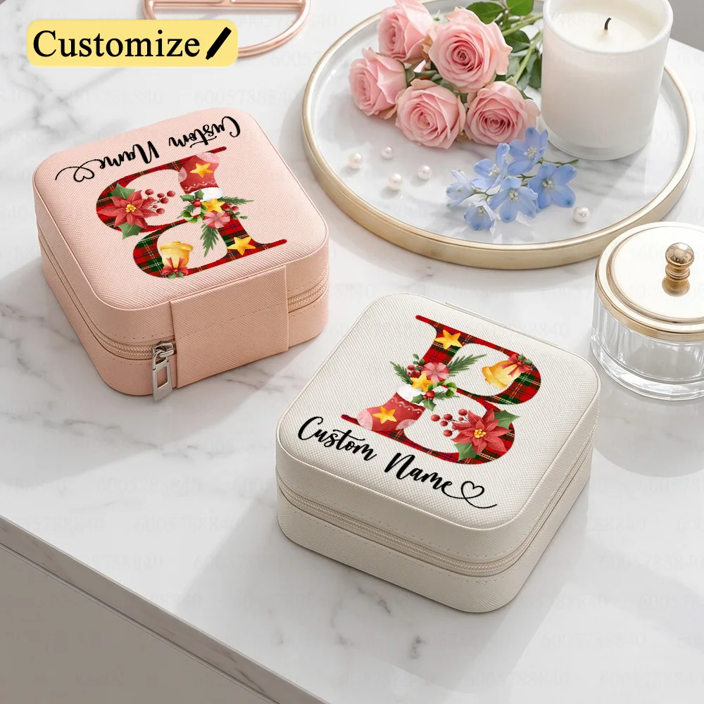Personalized Name Christmas Jewellery Storage Box