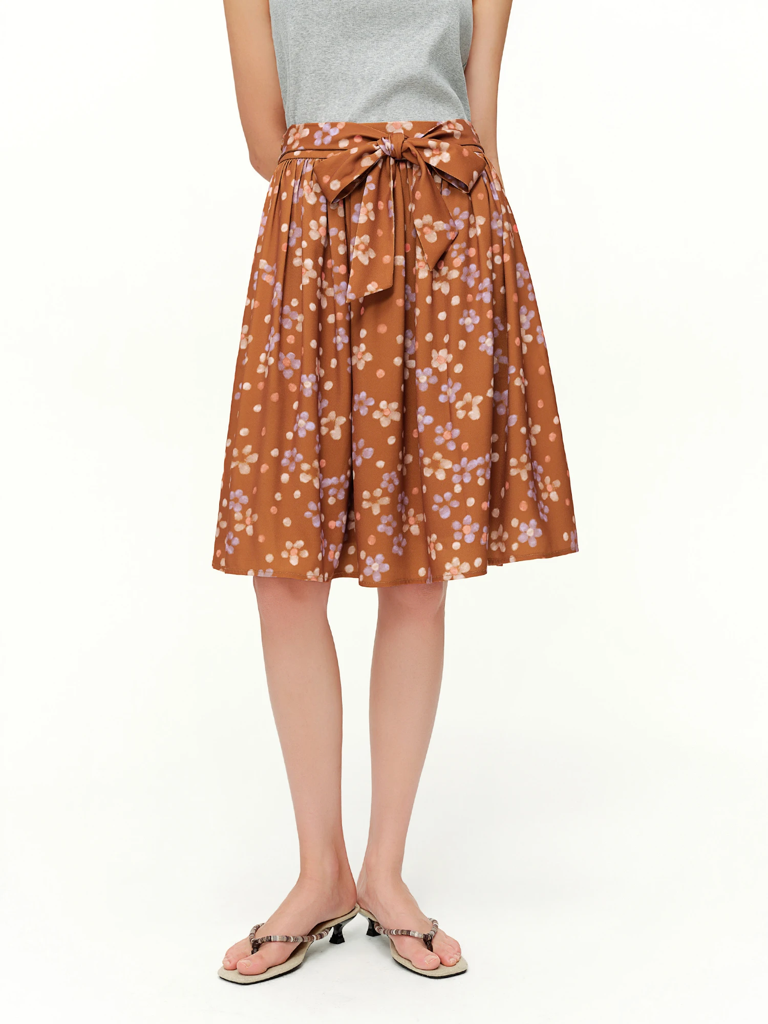 DUSHU Set Retrò da Donna: Gonn - Midi Skirt Floral recensione e prezzo