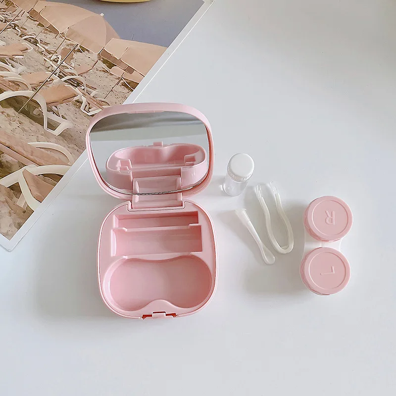 1PCS Women Men Contact Lenses Box Lens Case Care Travel Kit Holder Contact Eye Lenses Storage Container Protector Accessorie